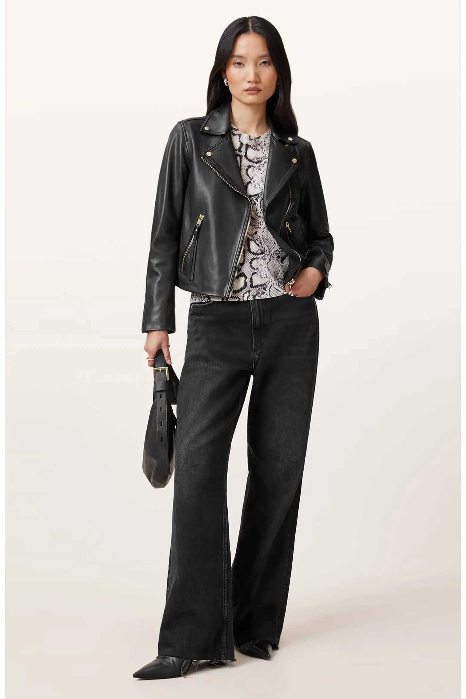 Dalby Leather Biker Jacket (Women) | Nordstrom | Nordstrom