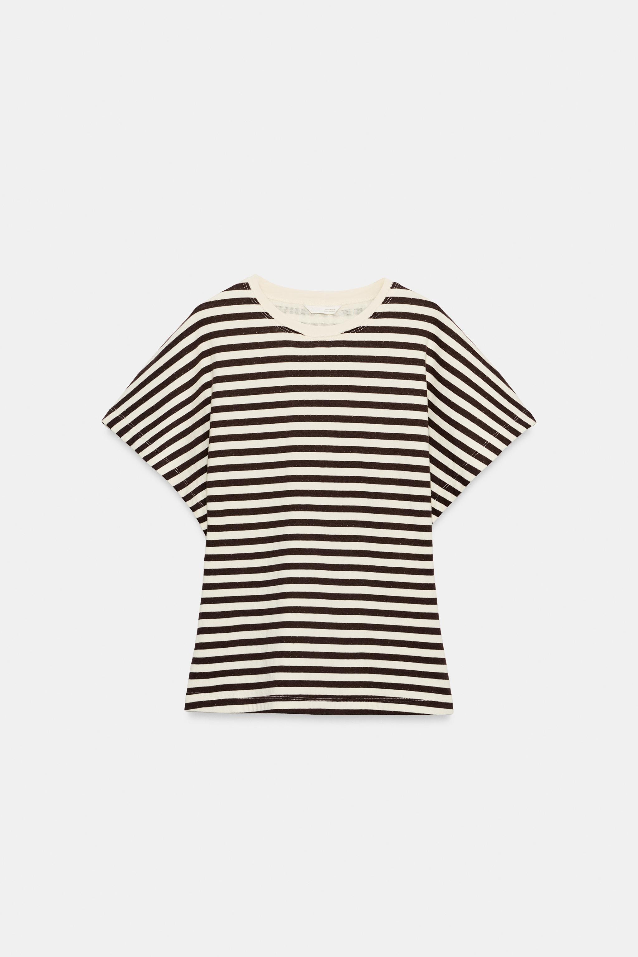REGULAR FIT - ROUND NECK - REGULAR LENGTH - SHORT SLEEVET-shirt crafted from spun cotton. Featuri... | Zara UK