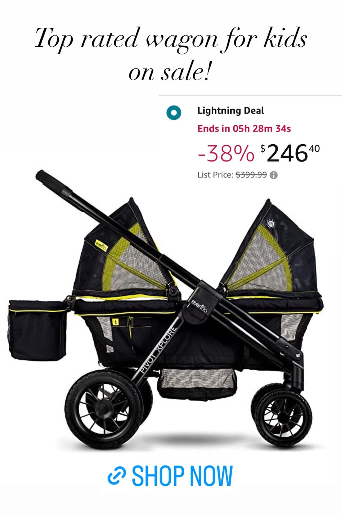Top rated stroller wagon on sale right now! This makes for a great alternative to a double stroller, and fun for the kids to sit in together! 

#LTKkids #LTKbaby #LTKfamily