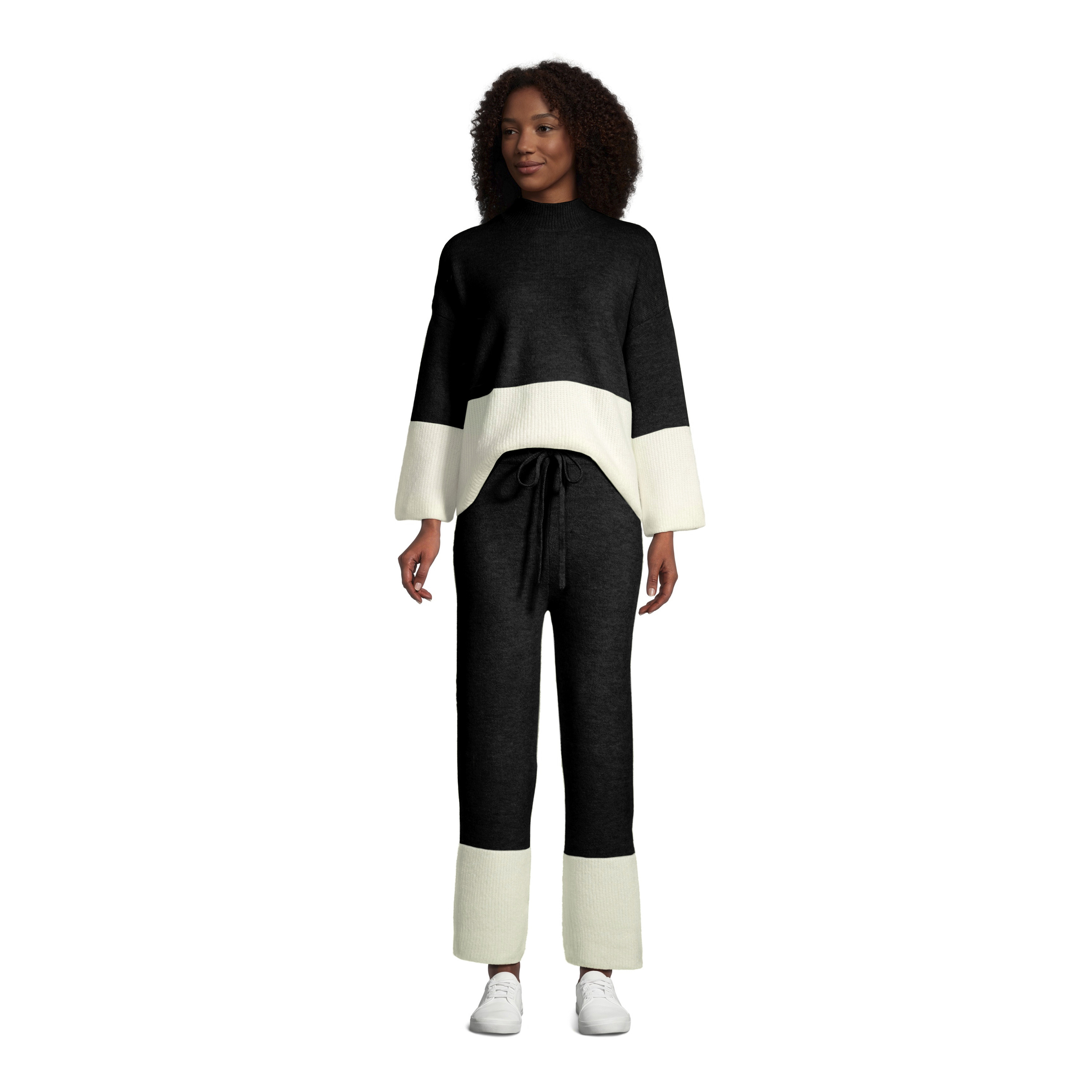 Black and Ivory Color Block Loungewear Collection | World Market