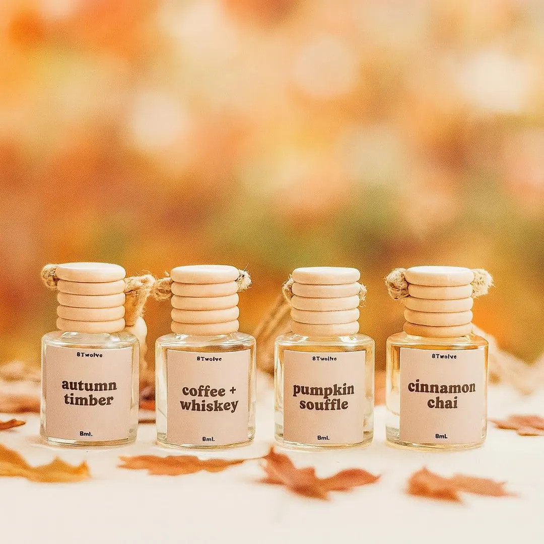 Fall Car Diffuser Set | Autumn Hanging Fresheners for Rearview Mirror - Etsy | Etsy (US)