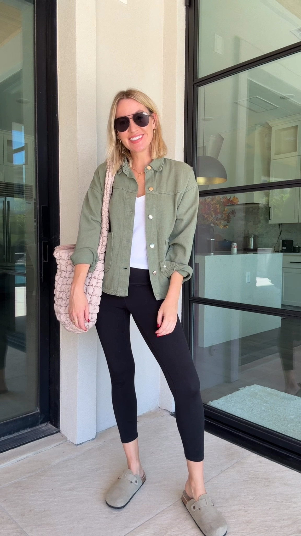 The cutest green jacket from Amazon! 

#LTKmomlife #LTKmorningroutine #LTKootd