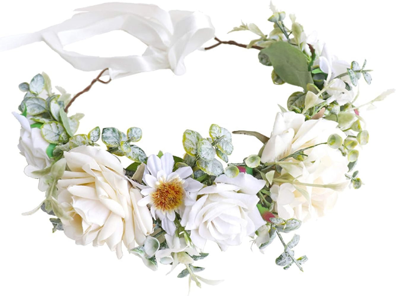 Maternity Woodland Photo Shoot Peony Flower Crown Hair Wreath Wedding Headband BC44 | Amazon (US)