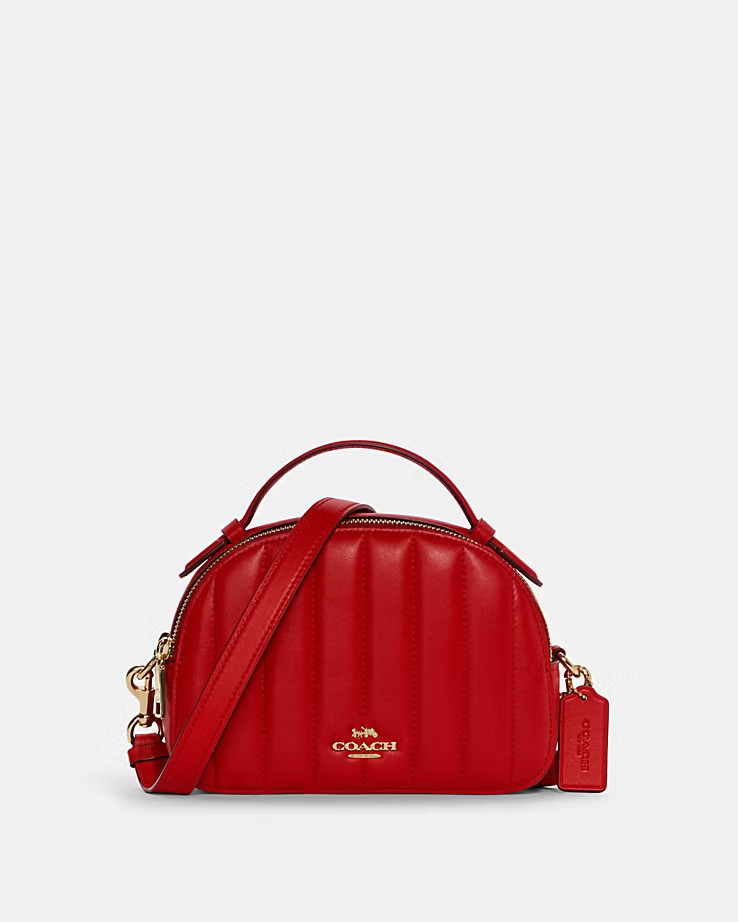 Serena Satchel With Linear Quilting | Coach Outlet US