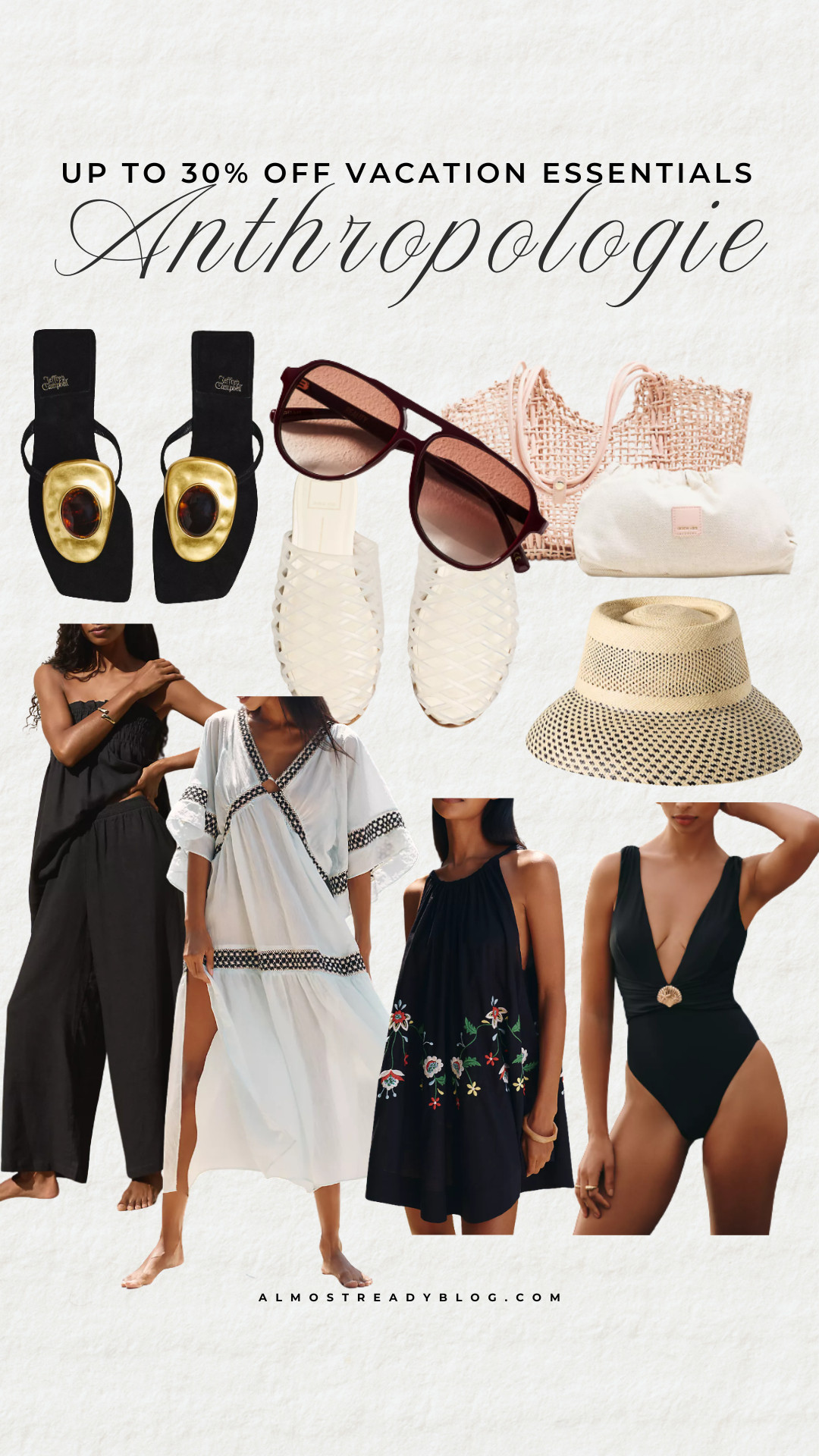 Anthropologie up to 30% off vacation essentials.

vacation outfit, resort wear, beach essentials, summer accessories, vacation style, beach cover up, summer getaway outfit, tropical vacation style, resort ready looks, one piece swimsuit

#LTKSaleAlert #LTKSwim
