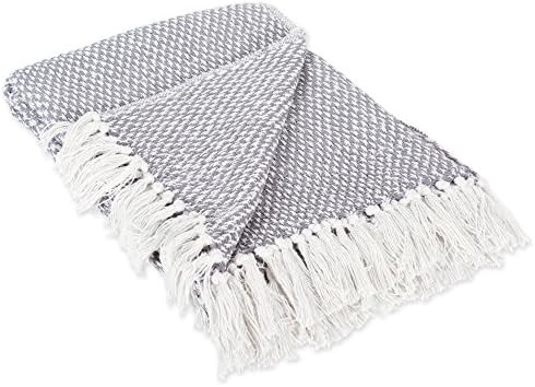 DII Transitional Woven Throw, 50x60, Gray | Amazon (US)