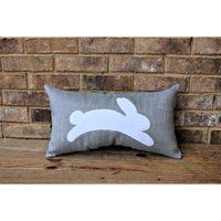 Bunny Pillow - Easter Decor Spring Nursery Babys Room | Etsy (US)