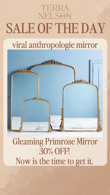 Anthropology, gleaming Primrose, mirror on sale

#LTKsalealert #LTKFind #LTKhome