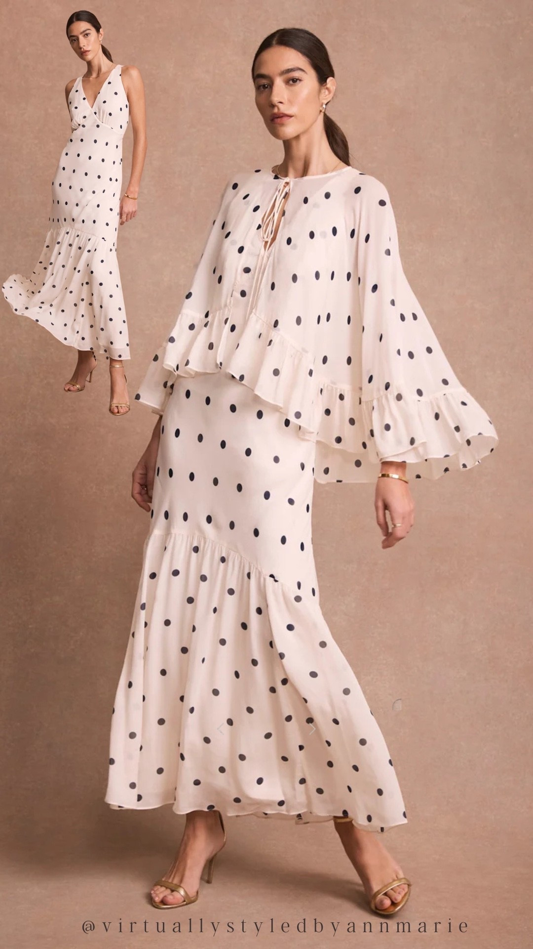 Polka Dot Dress with cape

#LTKsummer #LTKover50style #LTKwedding