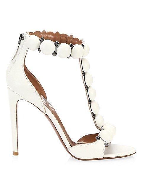 Bombe T-Strap Leather Sandals | Saks Fifth Avenue