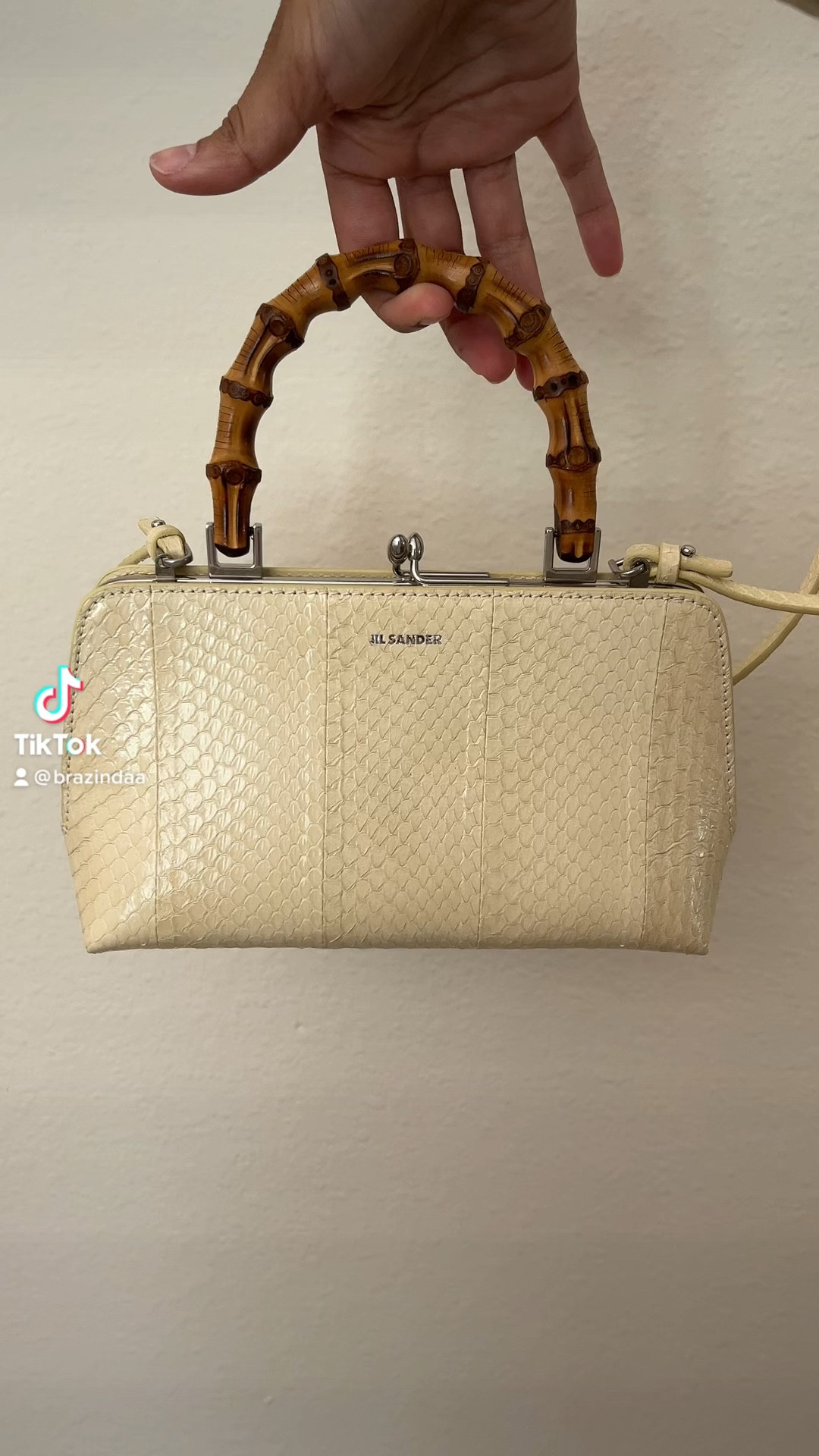 【SS24】Goji Bamboo Square Jil Sander Goji square sm bamboo bag | The Fashion Square