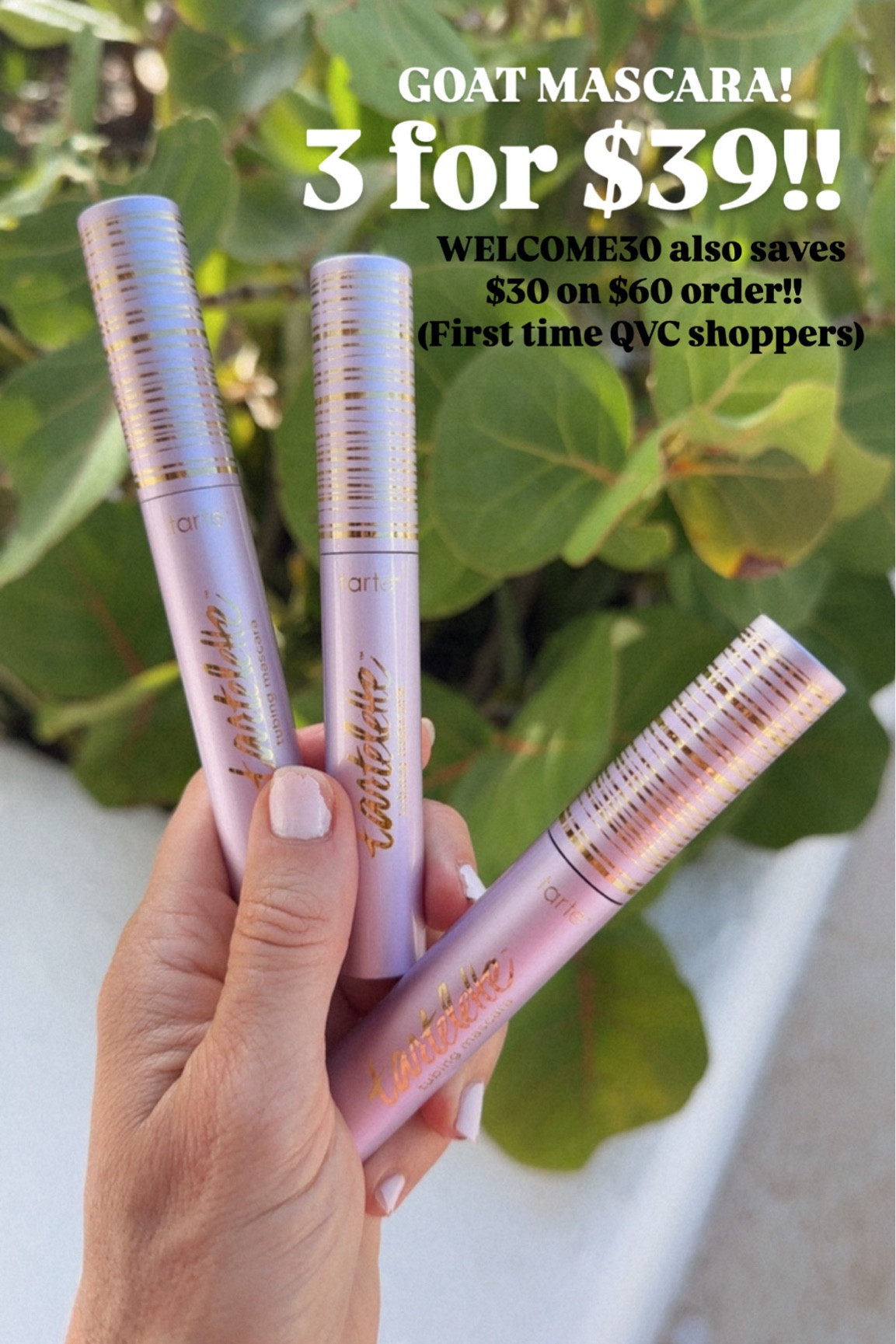 My hands-down fave everyday mascara is 3 for $39!!! That’s $13 each, less than drugstore mascara!! 

And code WELCOME30 saves another $30 on first time orders over $60! 

#LoveQVC #qvcpartner @qvc 

#LTKBeauty #LTKOver40