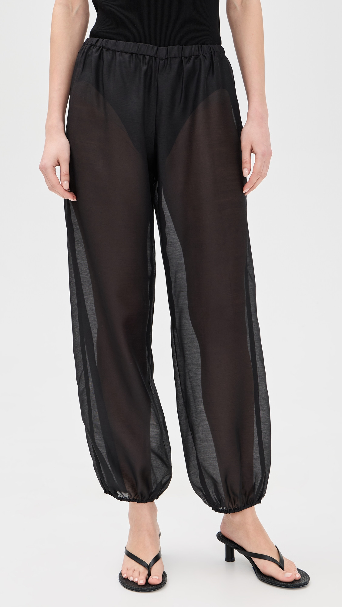 4th & Reckless Drew Balloon Trousers Black XL | Shopbop