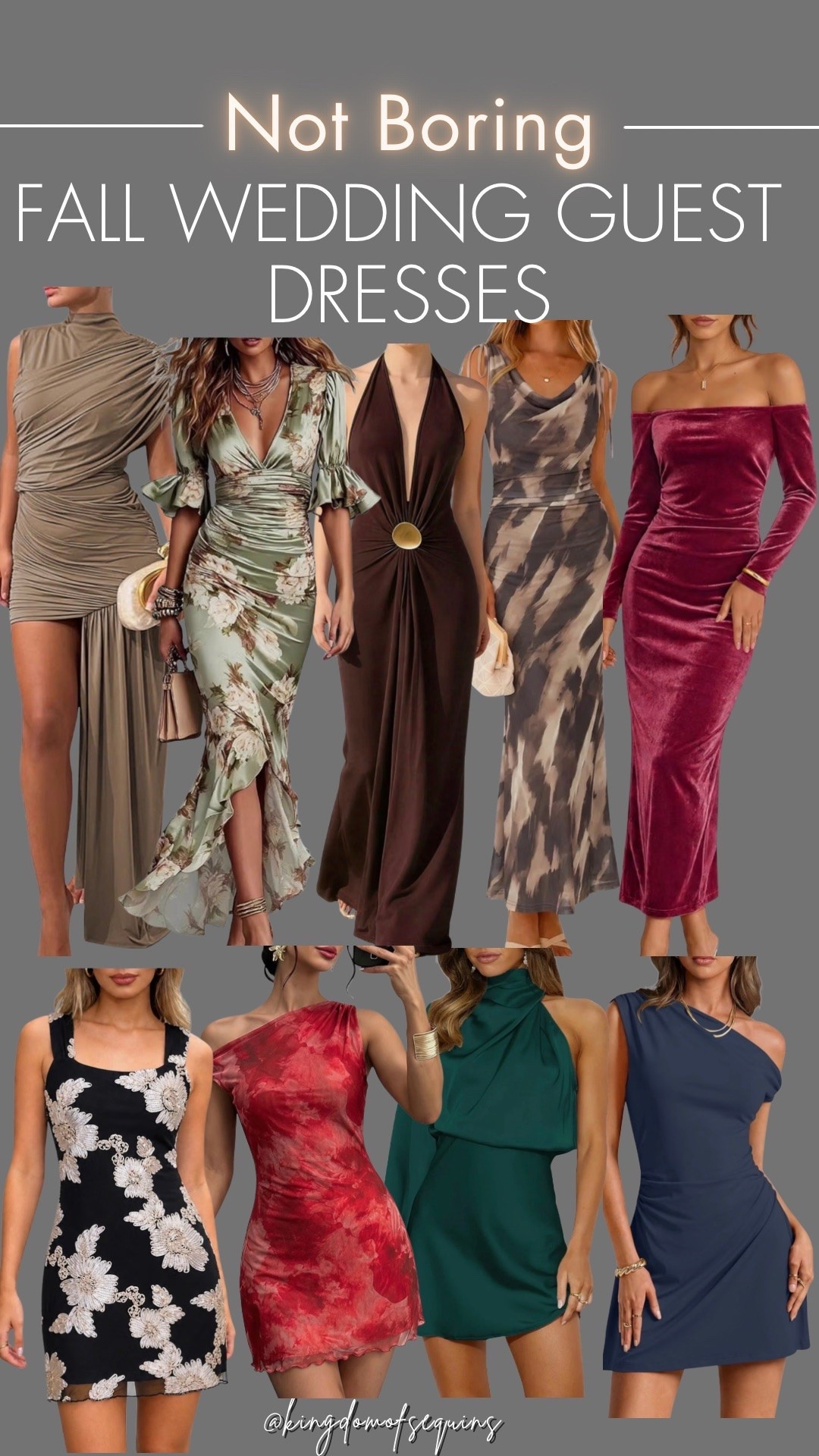 Stunning wedding guest dresses for fall. All from Amazon.

#LTKSeasonal #LTKWedding
