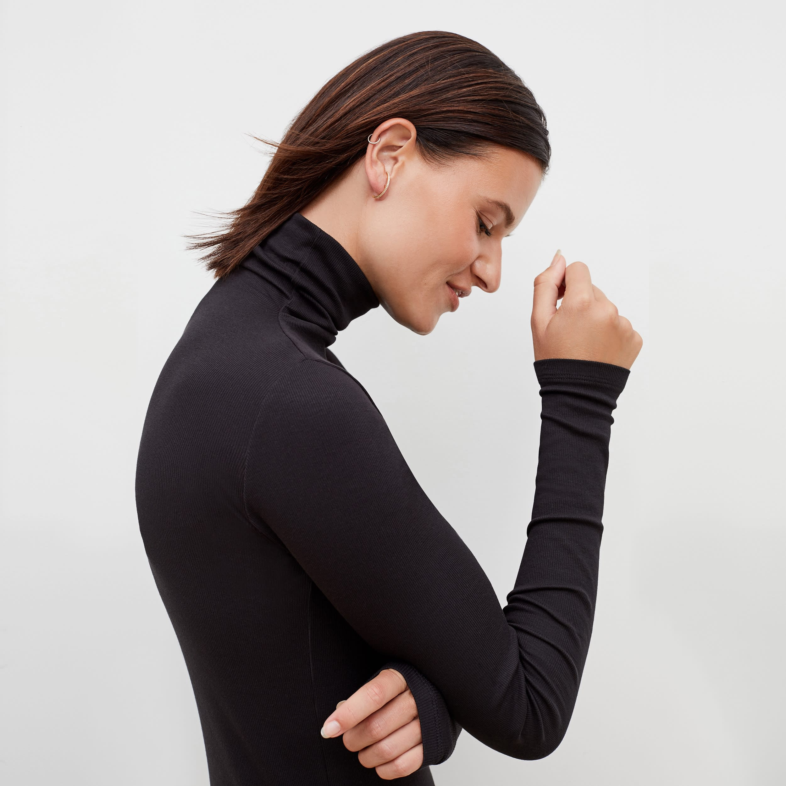 The Axam Turtleneck - Ribbed Pima Cotton | MM LaFleur