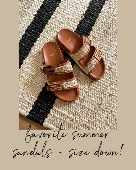 Kat Jamieson shares her favorite summer sandals from Fendi. Be sure to size down. 

#LTKFind #LTKshoecrush #LTKSeasonal