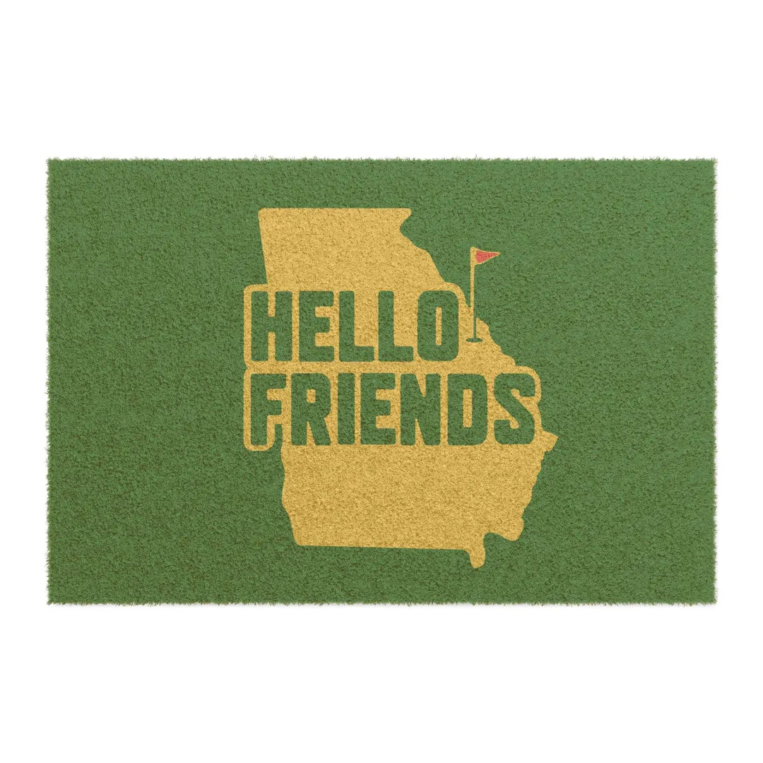 Hello Friends Golf Doormat | Personalize It | Gift for Golf Enthusiasts | 24" X 16" Rug - Etsy | Etsy (US)