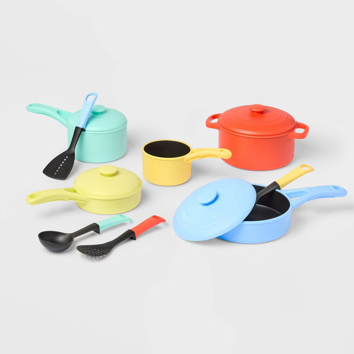 Pots & Pans Set - Gigglescape™: Creativity & Problem Solving, Fine Motor Skills, 16-Piece Plast... | Target