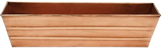Achla Designs Copper PlatedWindow Flower Box Planter-Small (22" L x 6" W x 5" H) | Amazon (US)