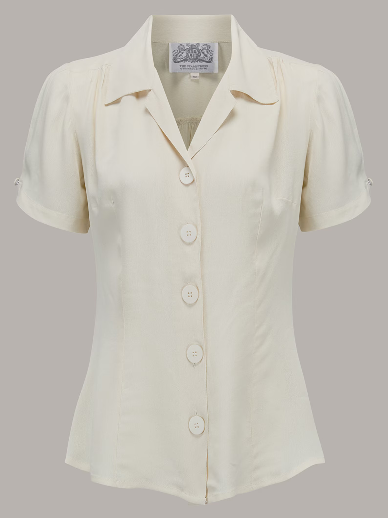 Grace Blouse in Cream by The Seamstress of Bloomsbury | Authentic Vintage 1940s Style | Etsy (UK)