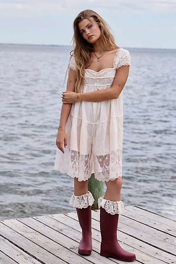 For Love & Lemons For FP Brigitta Rain Boots | Free People (Global - UK&FR Excluded)