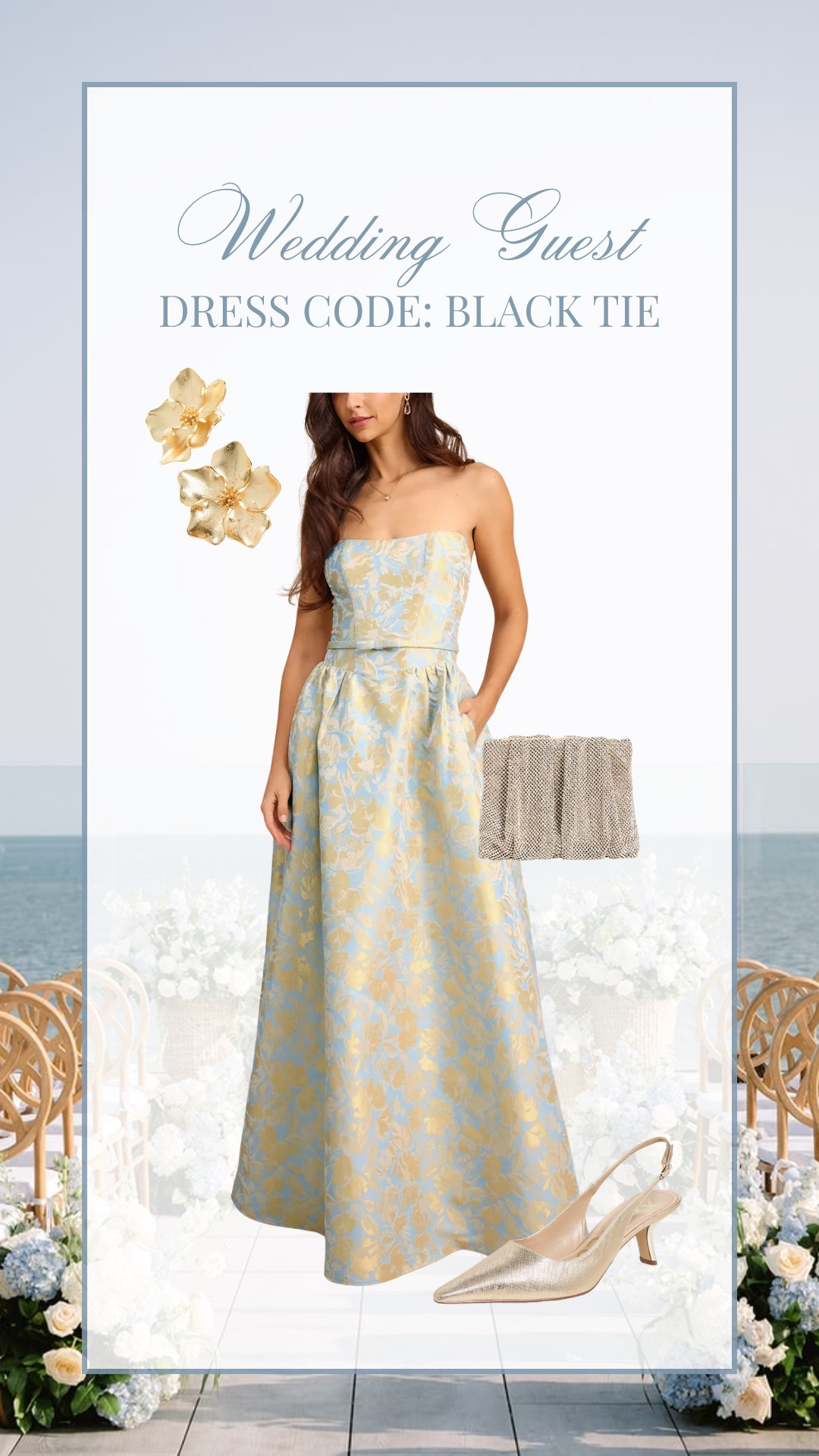 Black tie wedding guest dress under $200!