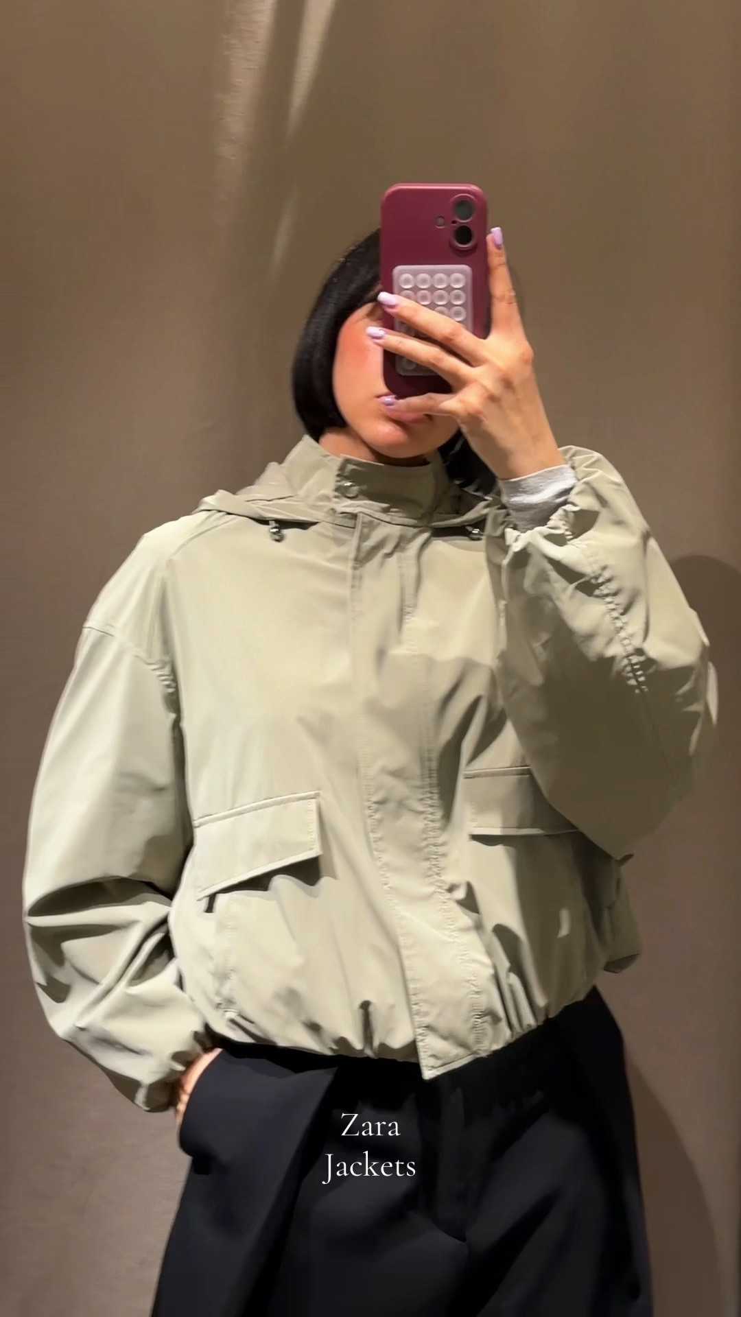 @Zara Jackets #zara #zarajacket #spring jacket #rainjacket