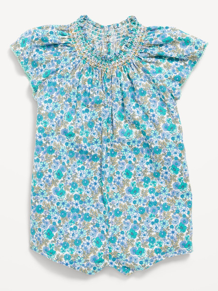 Printed Flutter-Sleeve One-Piece Romper for Baby | Old Navy | Old Navy (US)