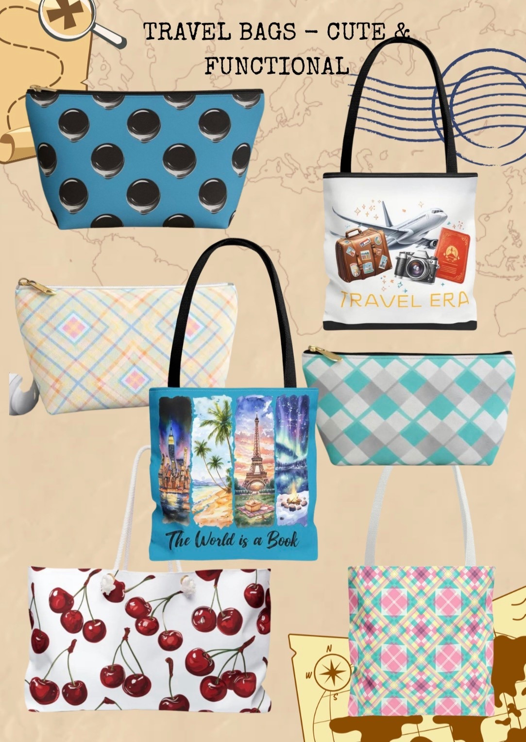 Traveling soon? Need a makeup bag or tote bag? These are cute options to make your travel easier! #travelbag #makeupbag #totebag

#LTKOver40 #LTKTravel #LTKdayinmylife