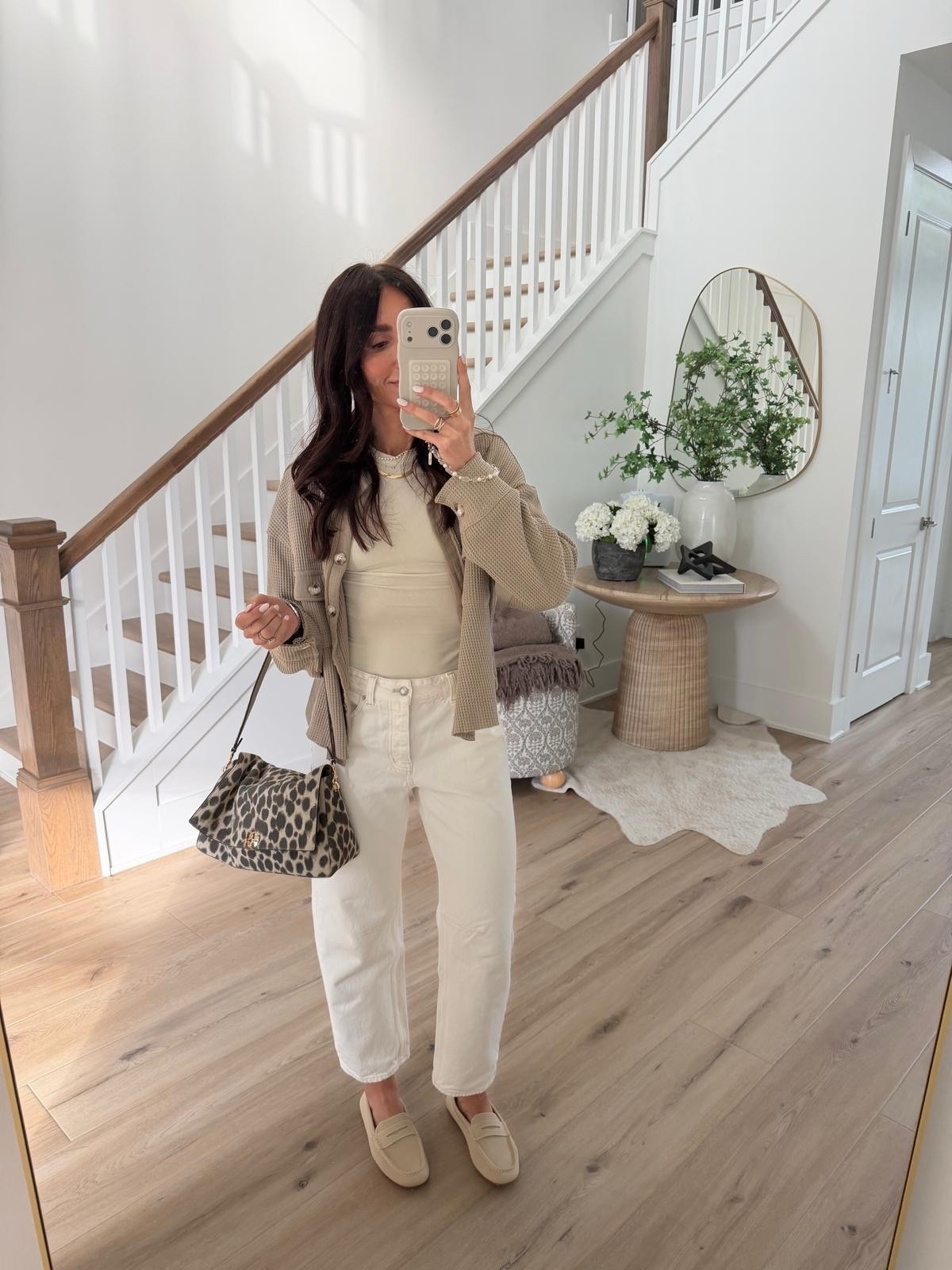 OOTD, travel outfit, amazon shacket, amazon spring jacket, white jeans, casual chic, annabrstyle. 

#LTKTravel