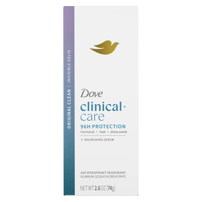 Dove Clinical + Care Antiperspirant Deodorant Invisible Solid Stick For Women With Nourishing Ser... | Walmart (US)