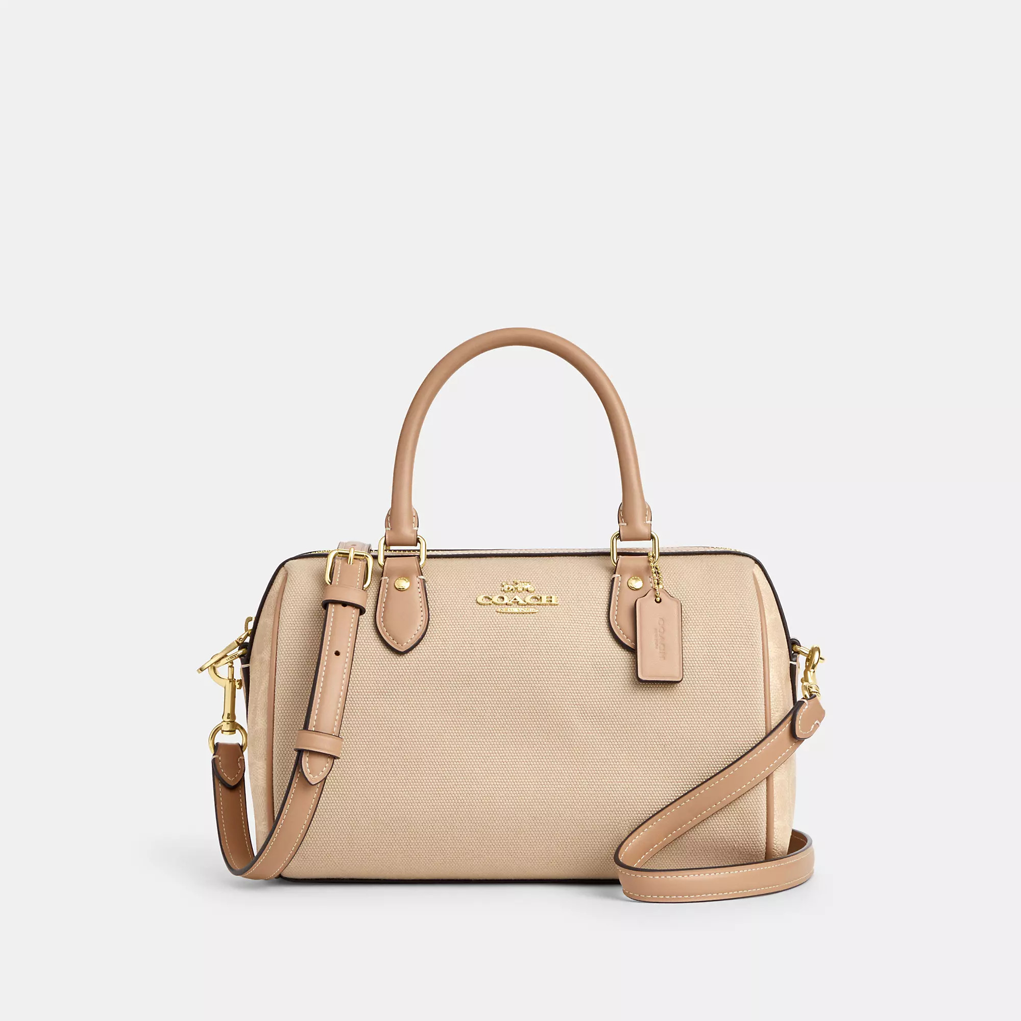 Rowan Satchel Bag In Colorblock | Coach Outlet CA