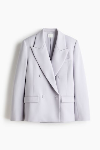 H & M - Double-Breasted Blazer - Gray | H&M (US + CA)