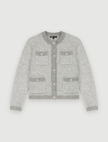 Lurex cardigan | Maje US