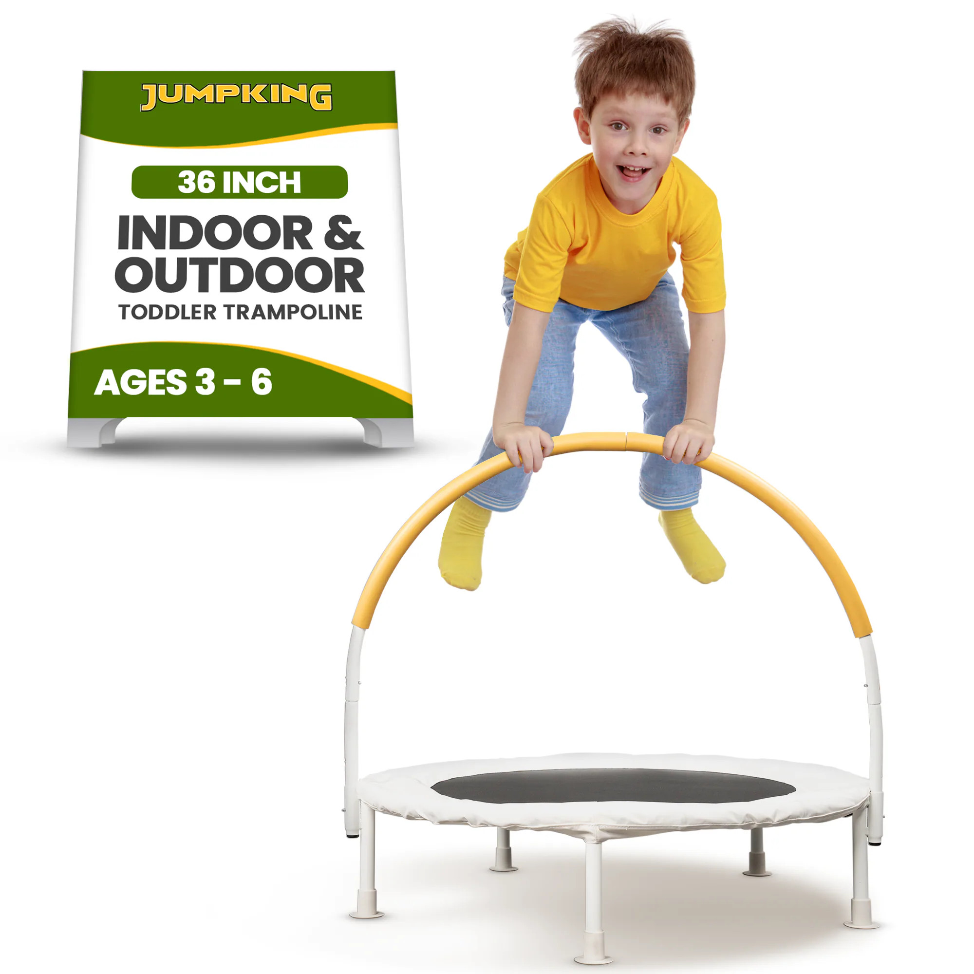 Jumpking 3-ft Round Kids in Off-white one_size | JK36IV | Lowe's
