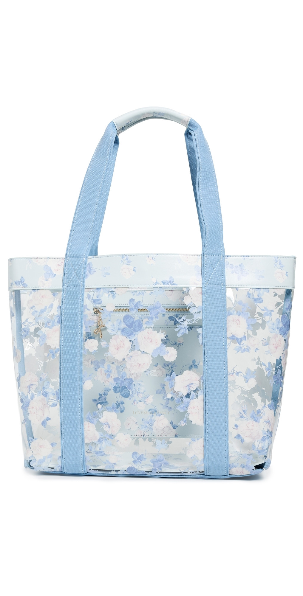 LoveShackFancy Marjorie Tote Whisper Blue One Size | Shopbop