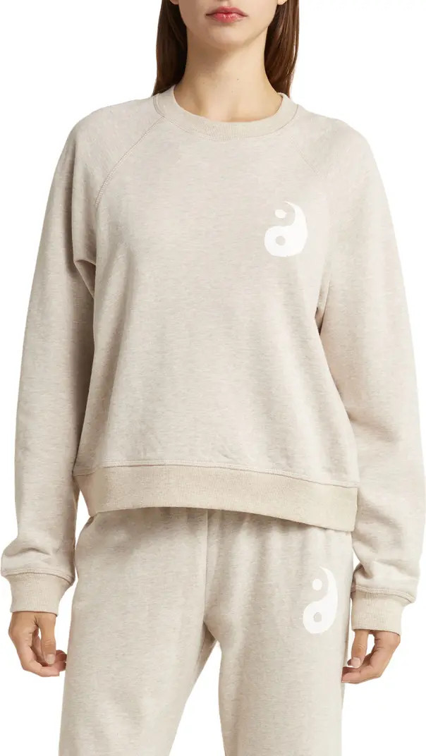 Spiritual Gangster Bridget Yin & Yang Cotton French Terry Sweatshirt | Nordstrom | Nordstrom