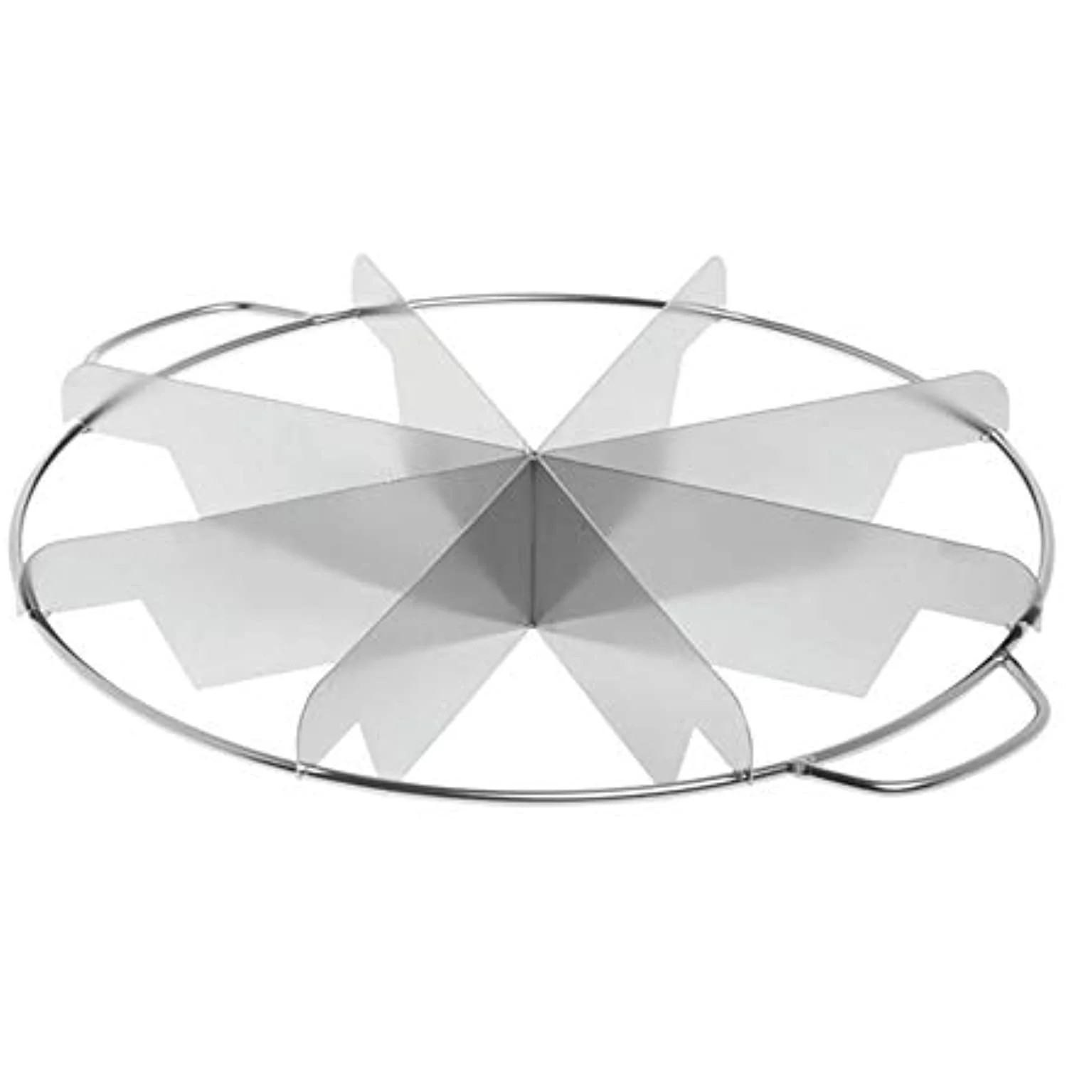 Great Credentials 8 Slice Pie Cutter Press, Stainless Steel, Side-Handles | Walmart (US)