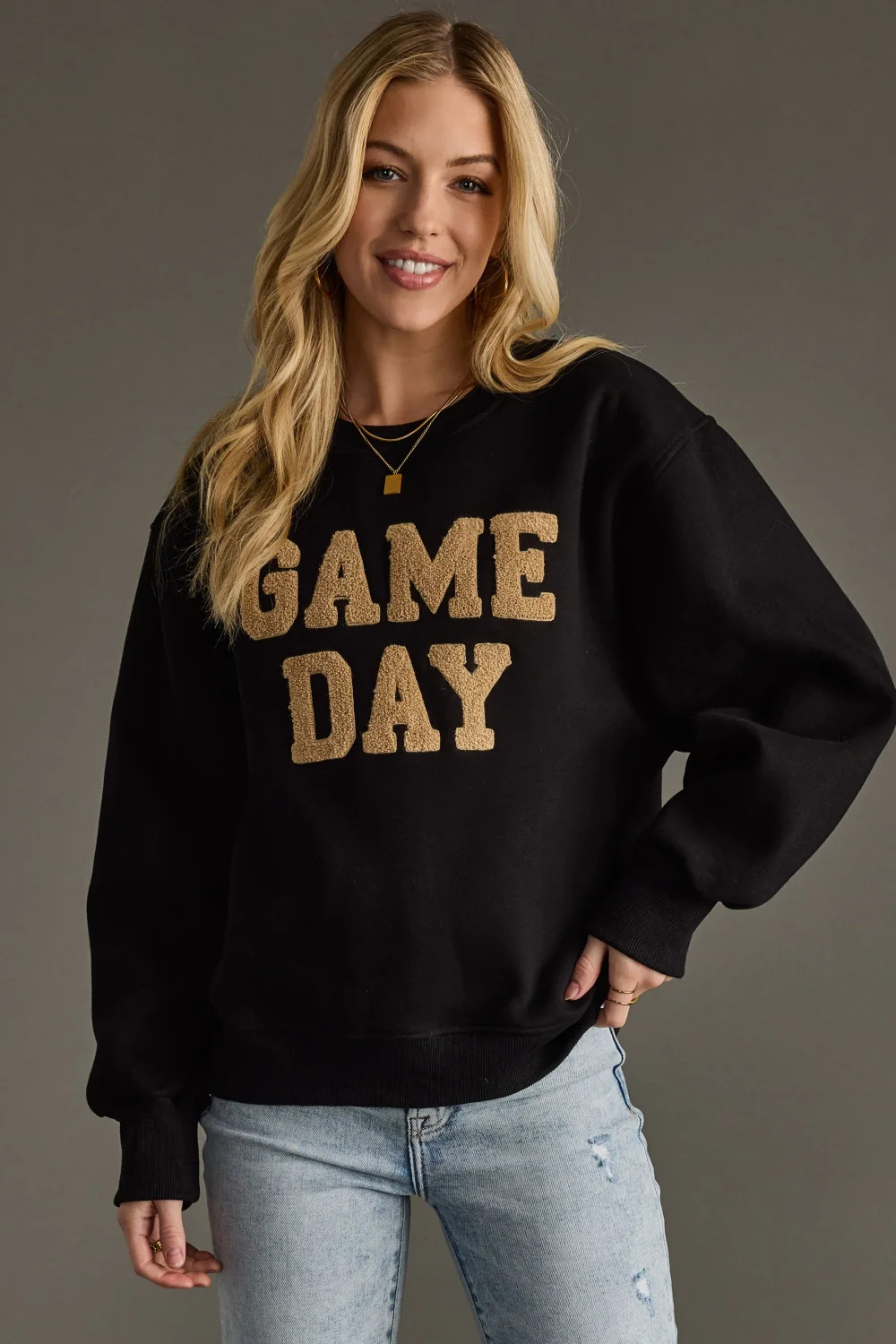 Game Day Sweatshirt - Black | Panache Accessories