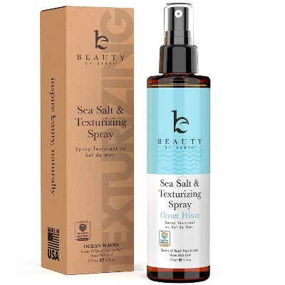 Beauty by Earth - Sea Salt Spray Hair Texturizer - Ocean Waves, 6 oz | Target