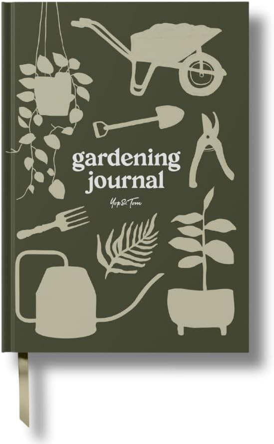 Yop & Tom Gardening Journal - Plan, Track and Manage Your Garden Projects - Olive Green | Amazon (US)