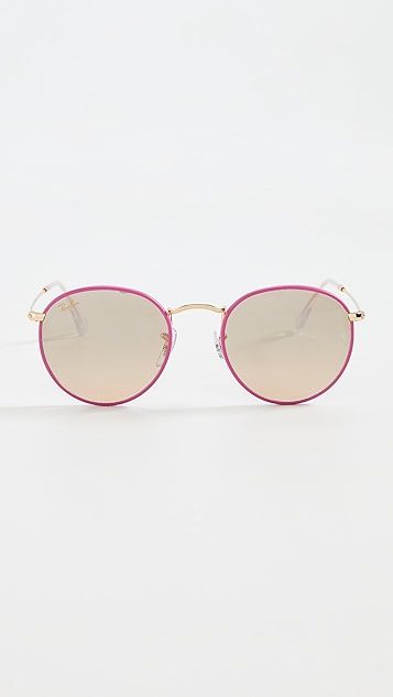 Full Color Round Sunglasses | Shopbop