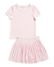 Girls 2pc Tee And Pleated Skort Set | Kids' Sets | Marshalls | Marshalls