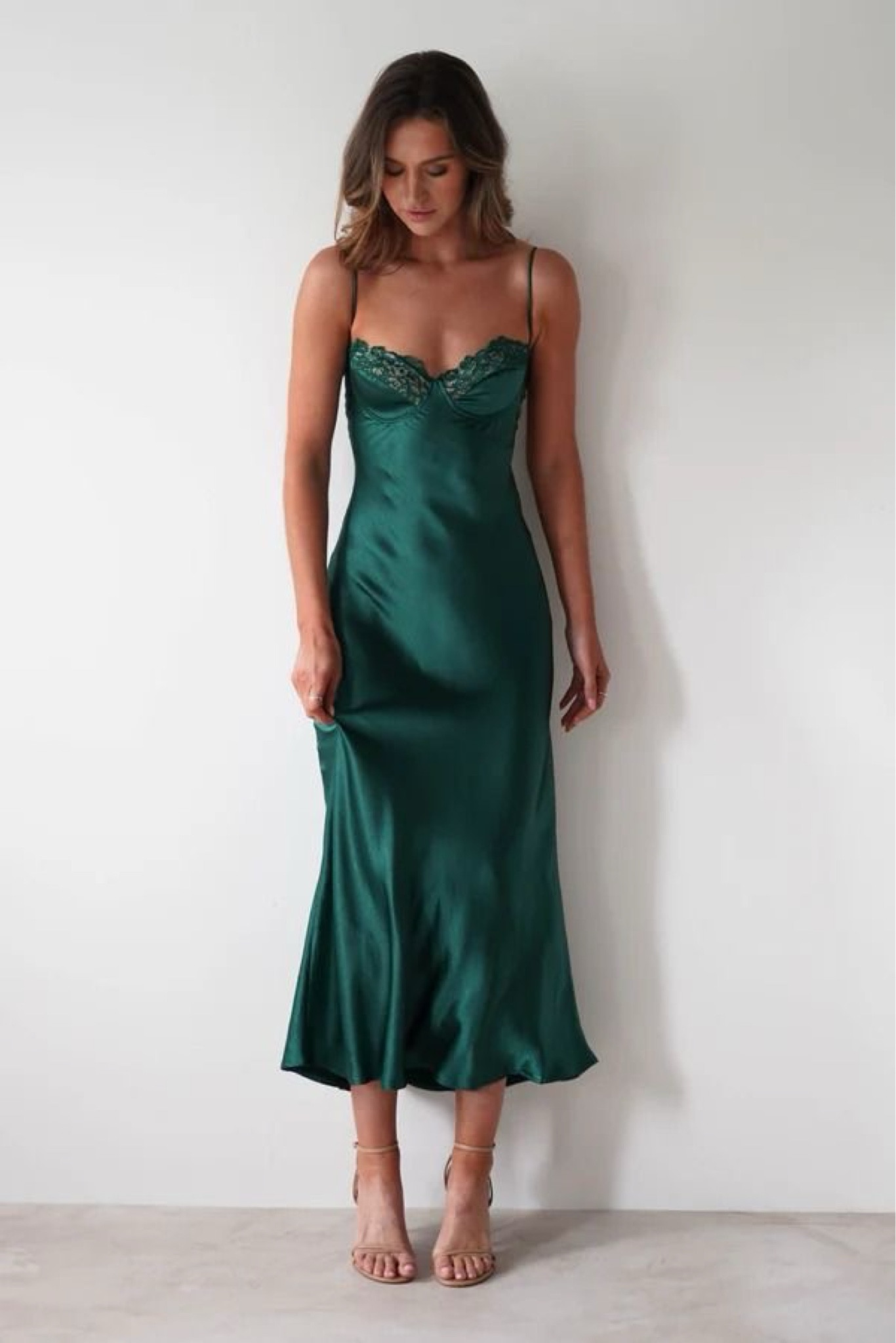 Dark Green Silk Dress, Elegant Dress, Perfect Prom Dress 👑

#LTKSeasonal #LTKBeauty #LTKStyleTip