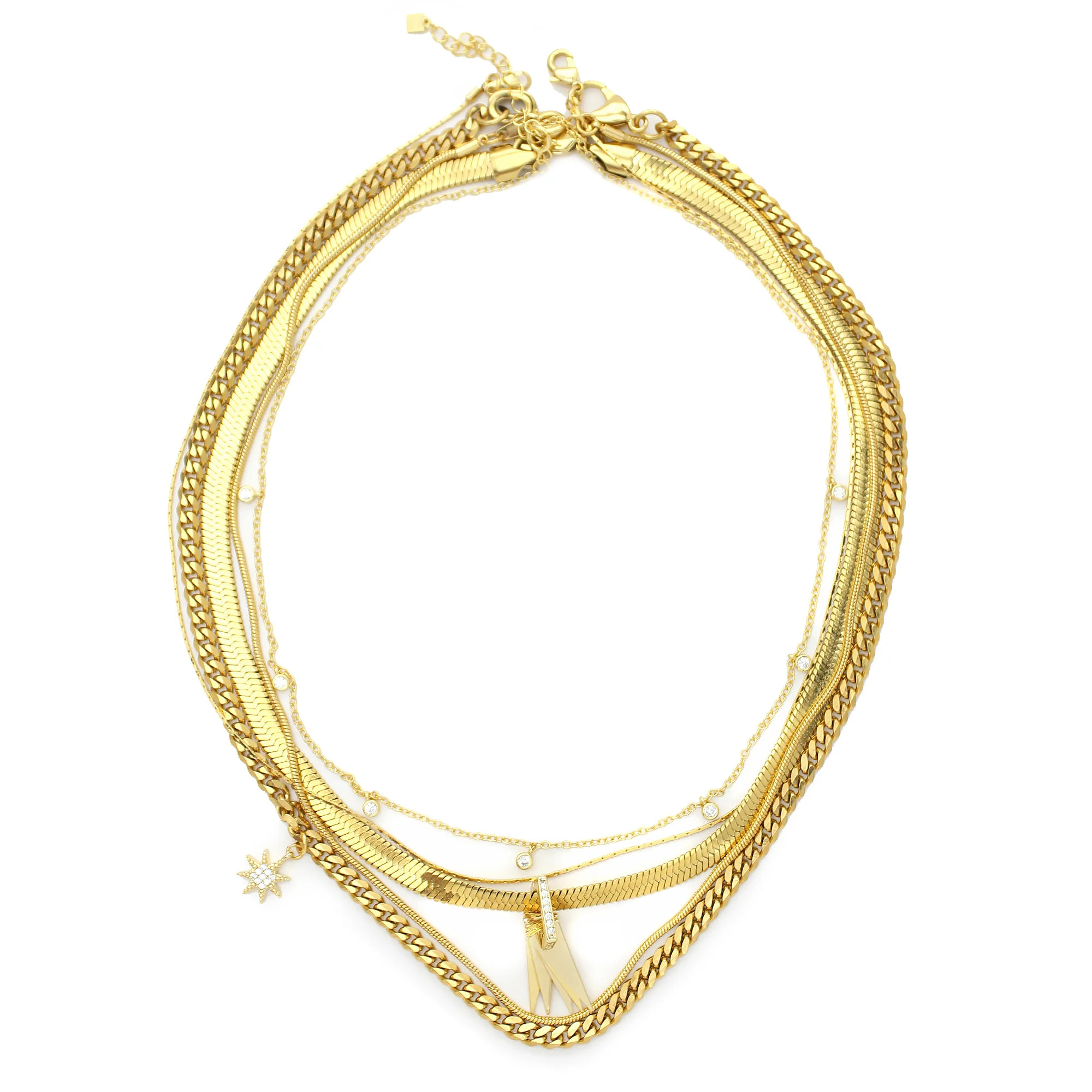 WILD LAYERED NECKLACE SET | Artizan Joyeria