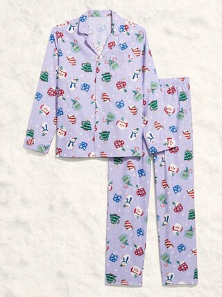 Printed Flannel Pajama Set for Men | Old Navy (US)