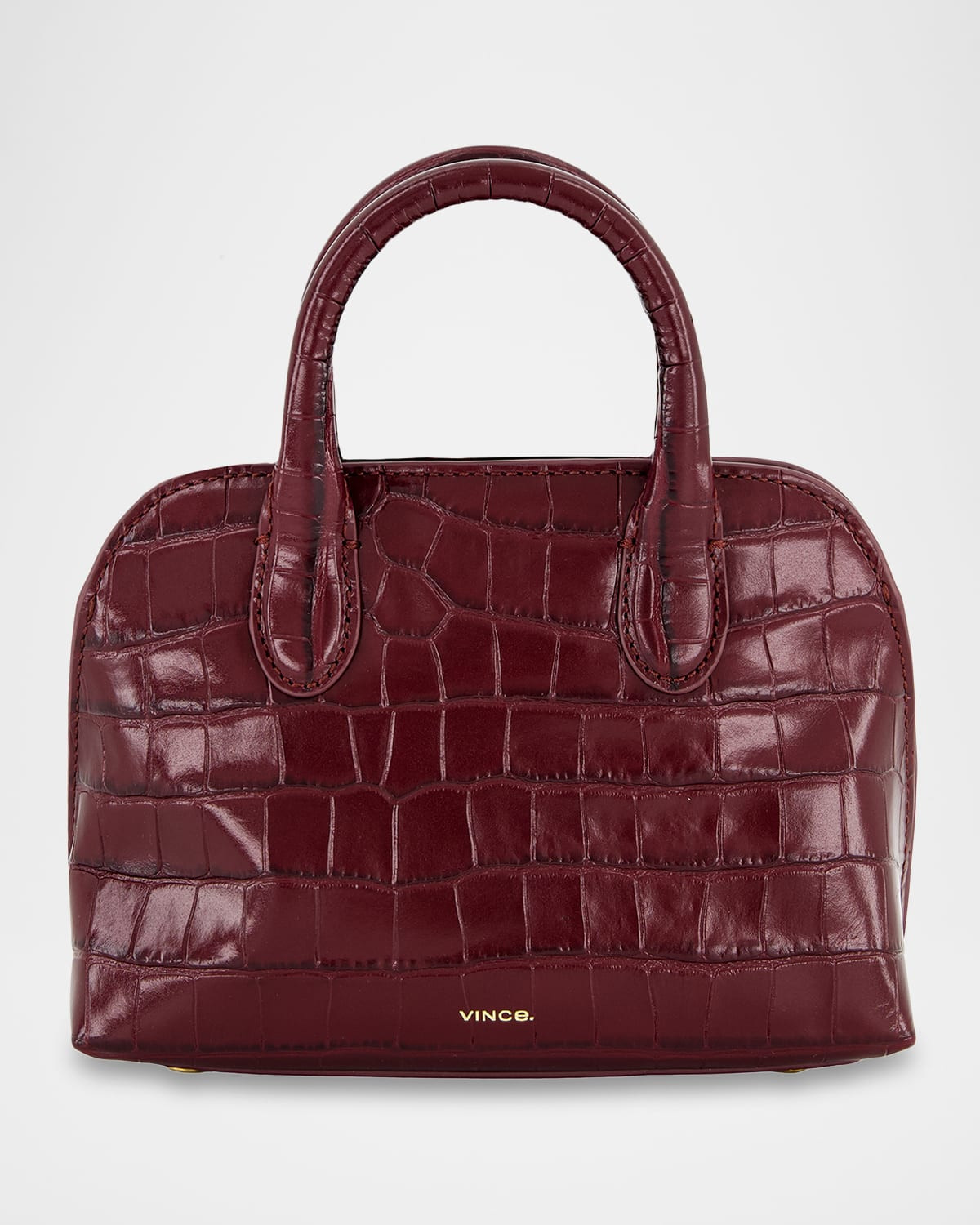 Delphine Mini Croc-Effect Leather Crossbody Handbag | Neiman Marcus