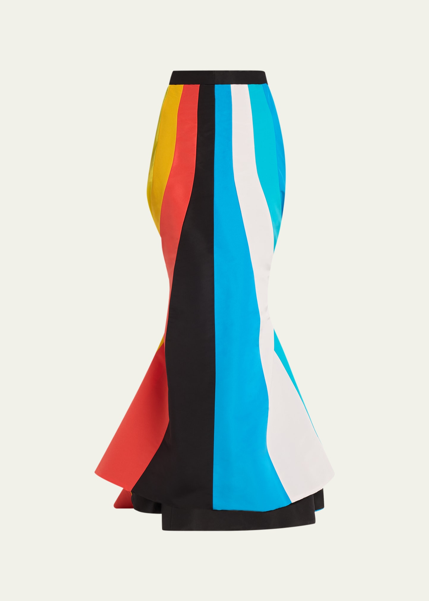 Colorblock Tie-Back Trumpet Maxi Skirt | Bergdorf Goodman