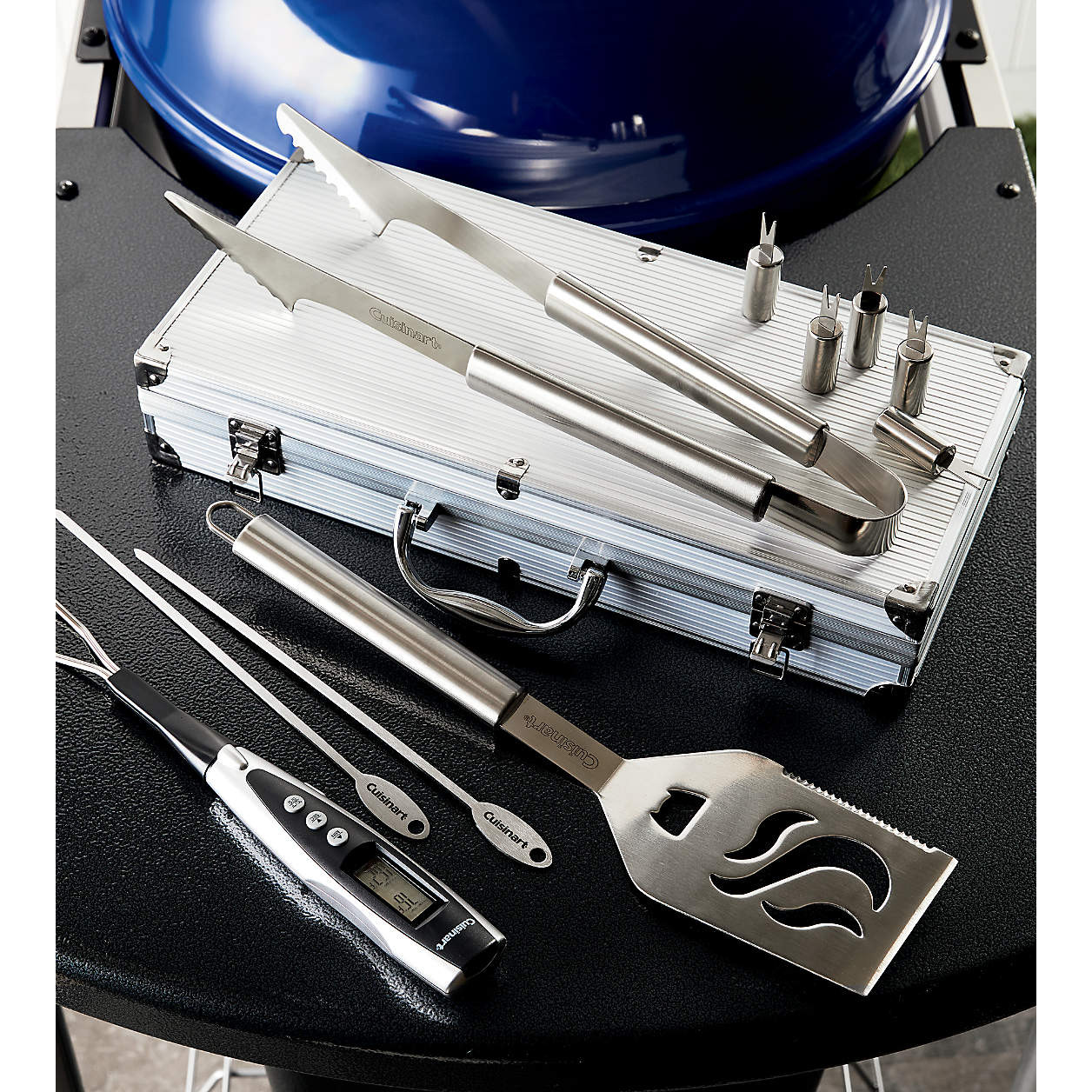 Cuisinart 20-Piece Grill BBQ Tool Set + Reviews | Crate & Barrel | Crate & Barrel