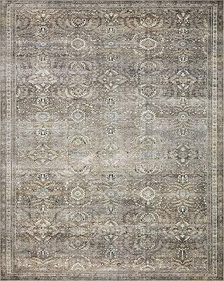 Loloi II Layla LAY-13 Printed Antique / Moss Oriental Area Rug 3'-6" x 5'-6" | Amazon (US)
